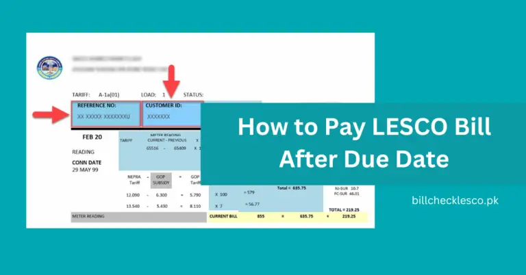 How to Pay LESCO Bill After Due Date