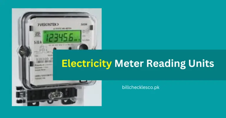 Electricity Meter Reading Units